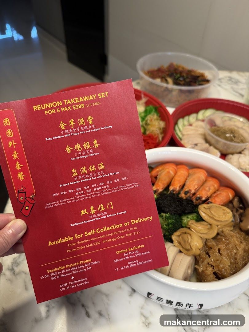 Reunion Takeaway Set Menu