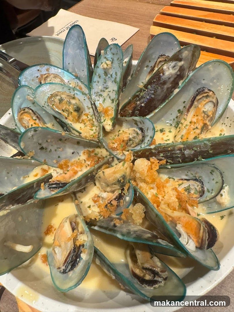 Mussels in Cream Sauce