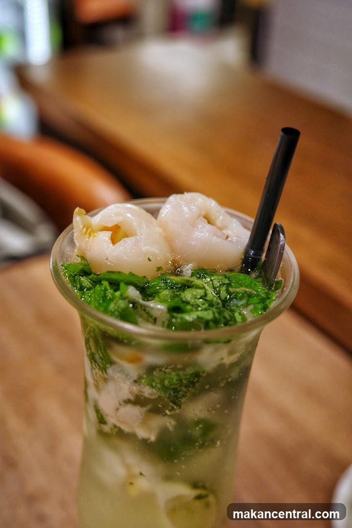 Lychee and Mint Drink