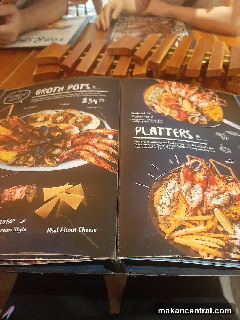 Seafood Menu
