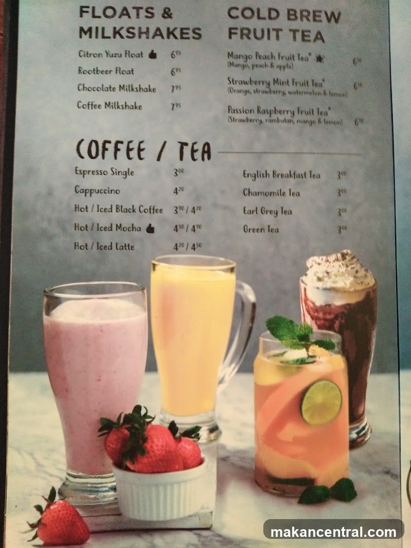 Drinks Menu