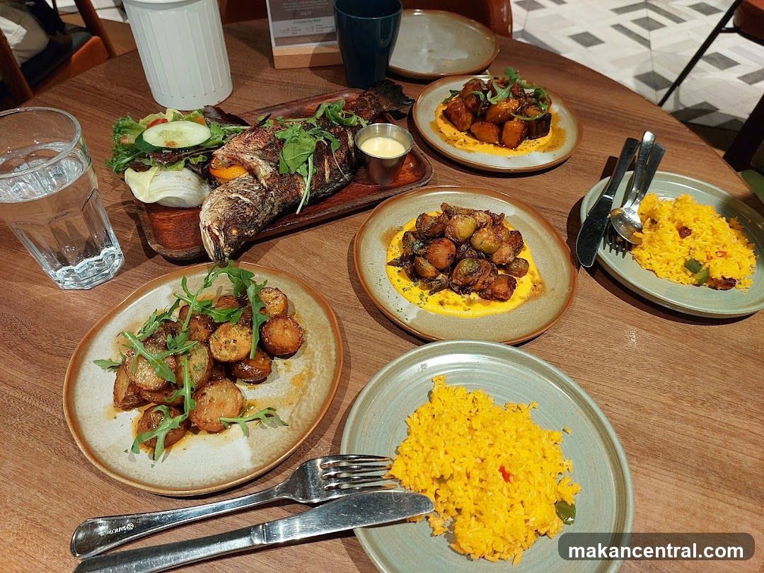 Table with a meal