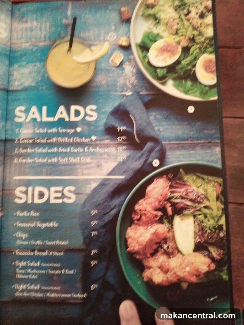Salads and Sides Menu