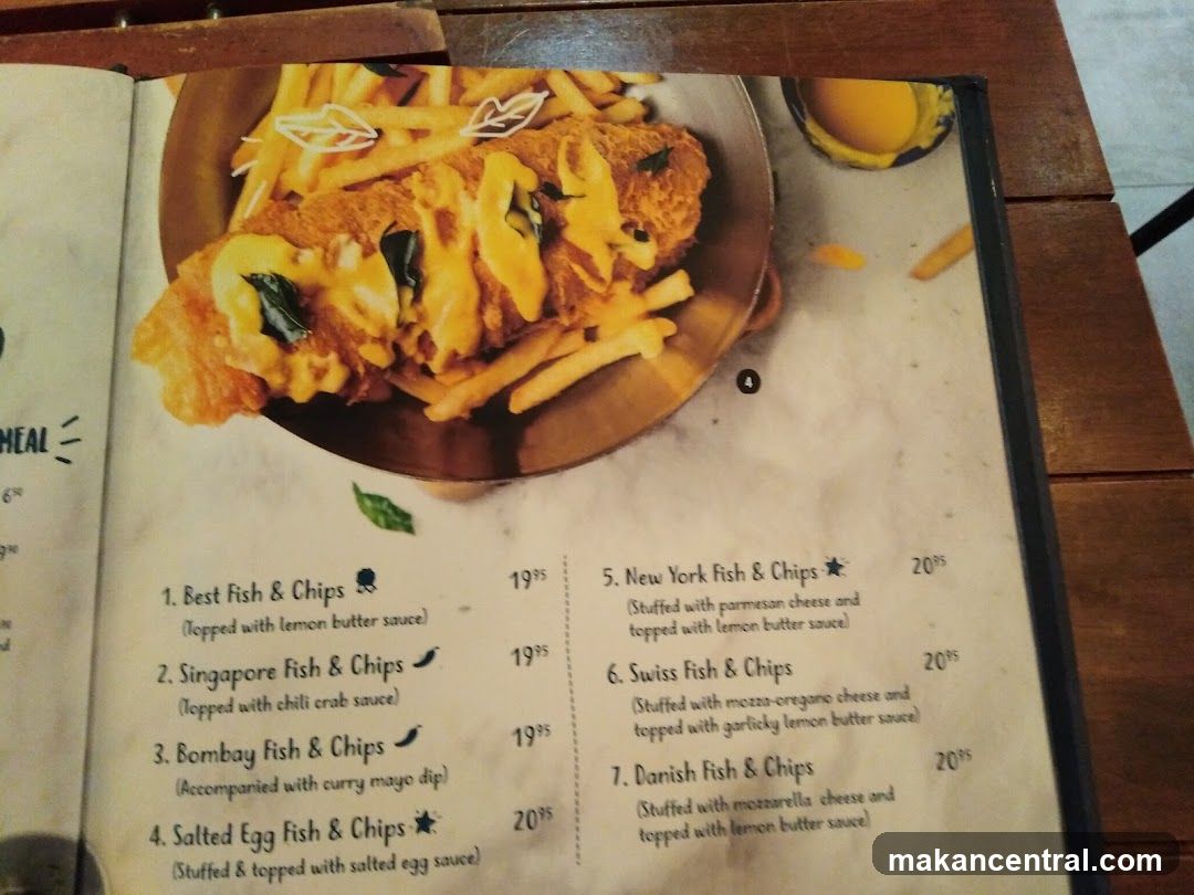 Fish & Chips Menu