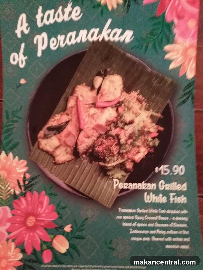 Peranakan Grilled White Fish