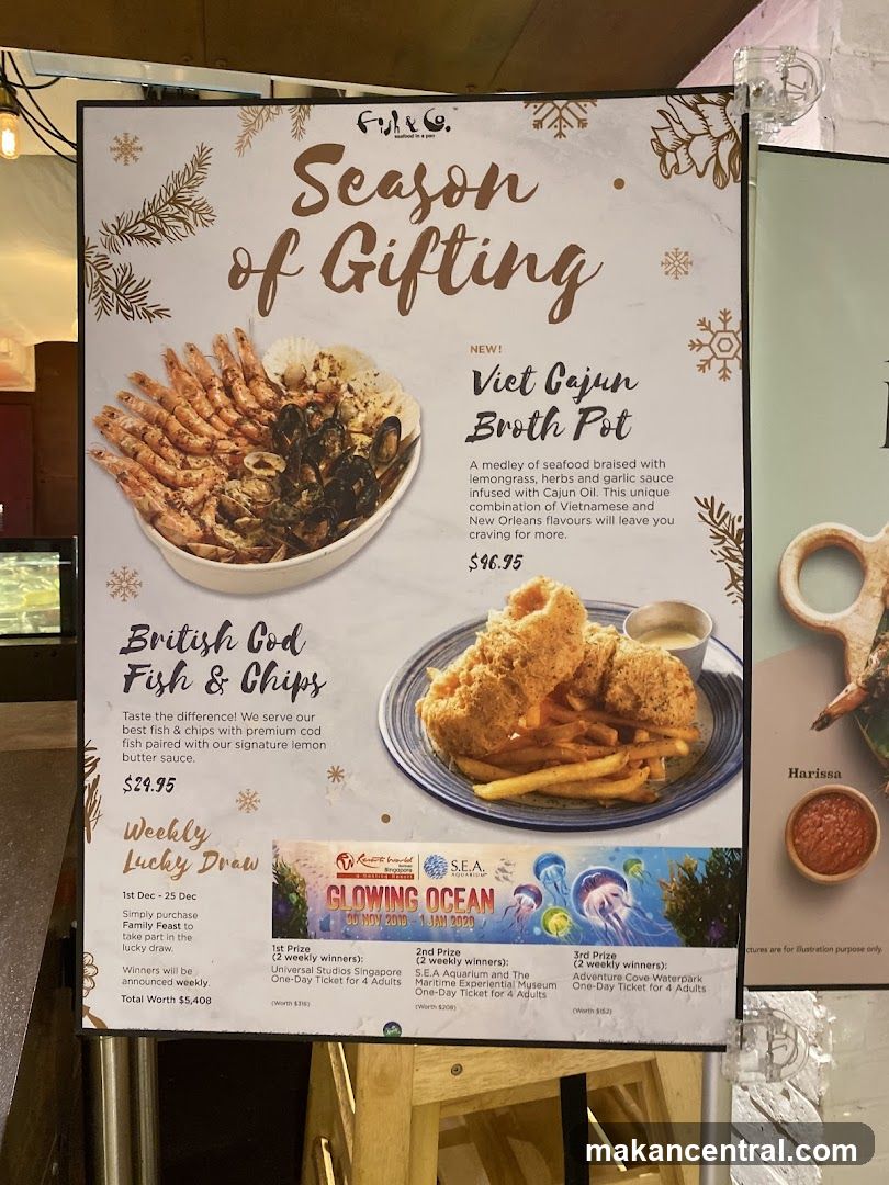 Season of Gifting Menu