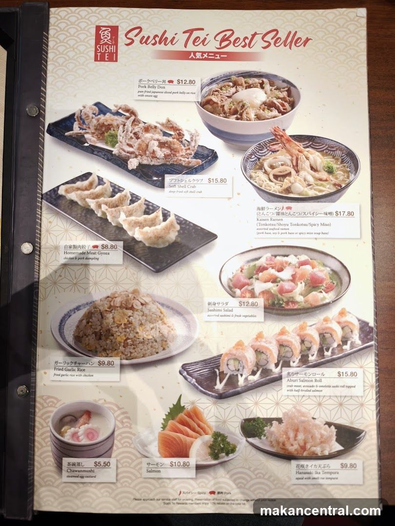 Sushi Tei Best Seller