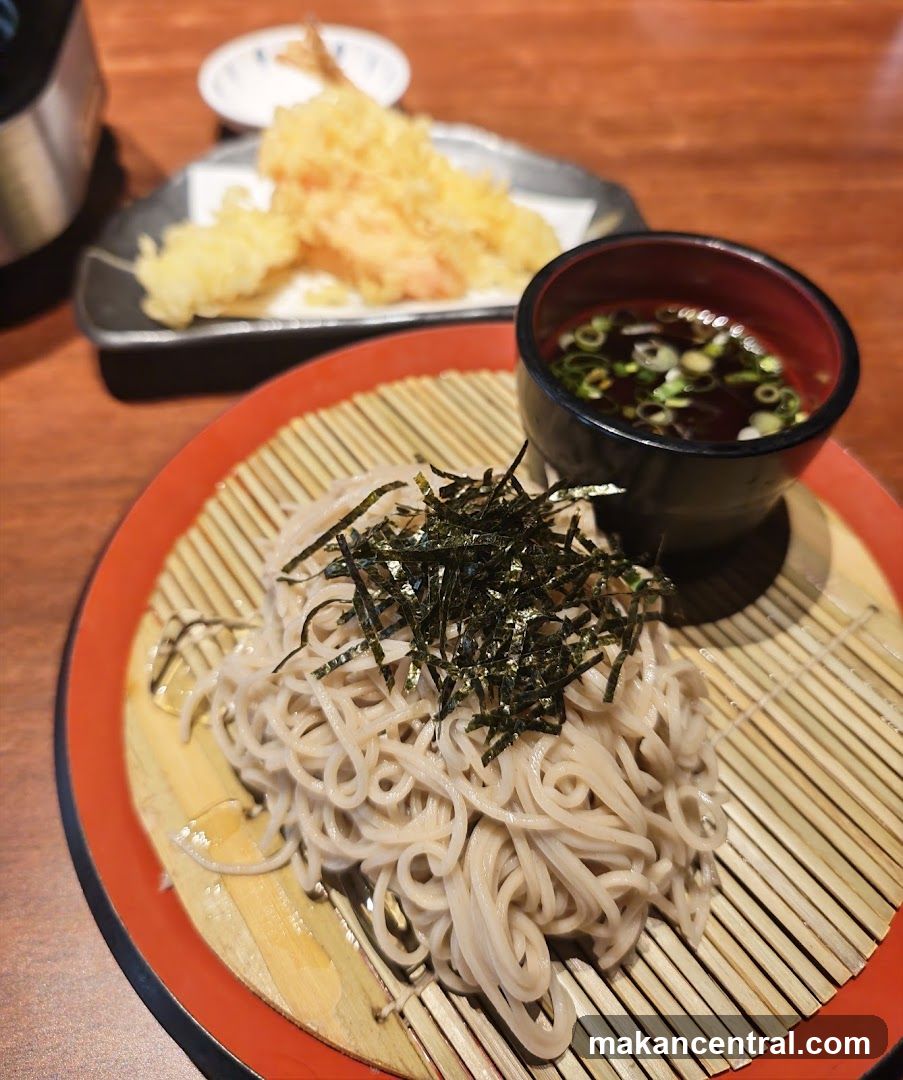 Soba Noodles with Tempura