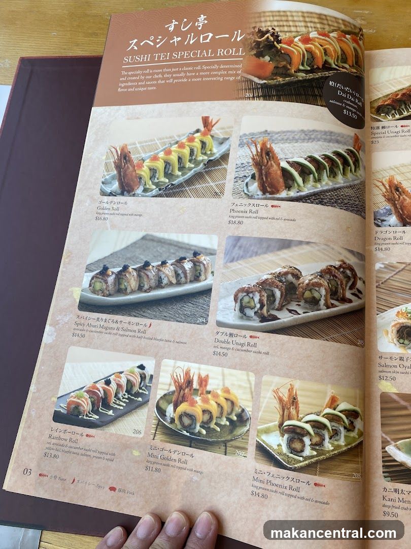 SUSHI TEI SPECIAL ROLL