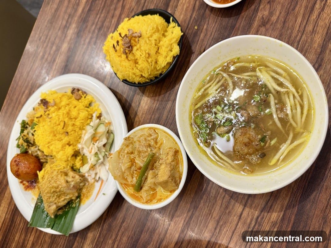 Nasi Lemak and Soup