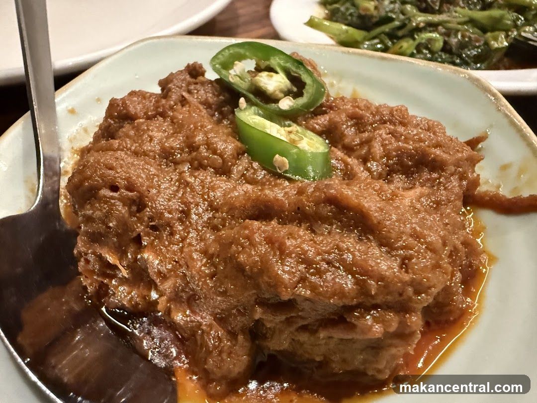 Rendang with Sliced Jalapenos