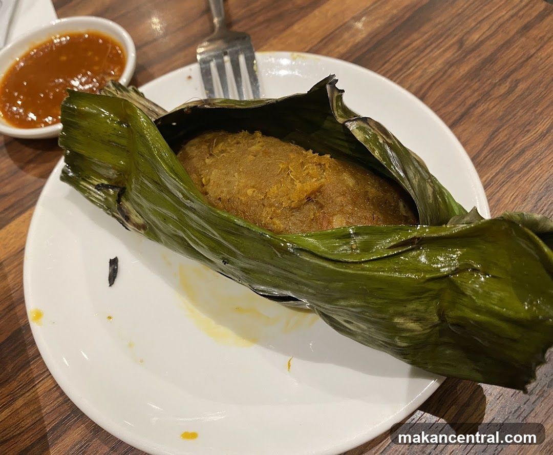 Food Wrapped in Banana Leaf
