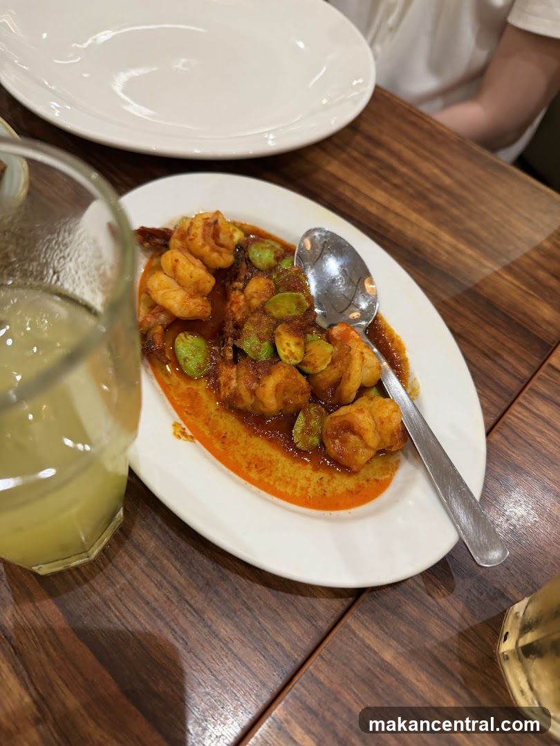 Shrimp and Stink Beans Dish