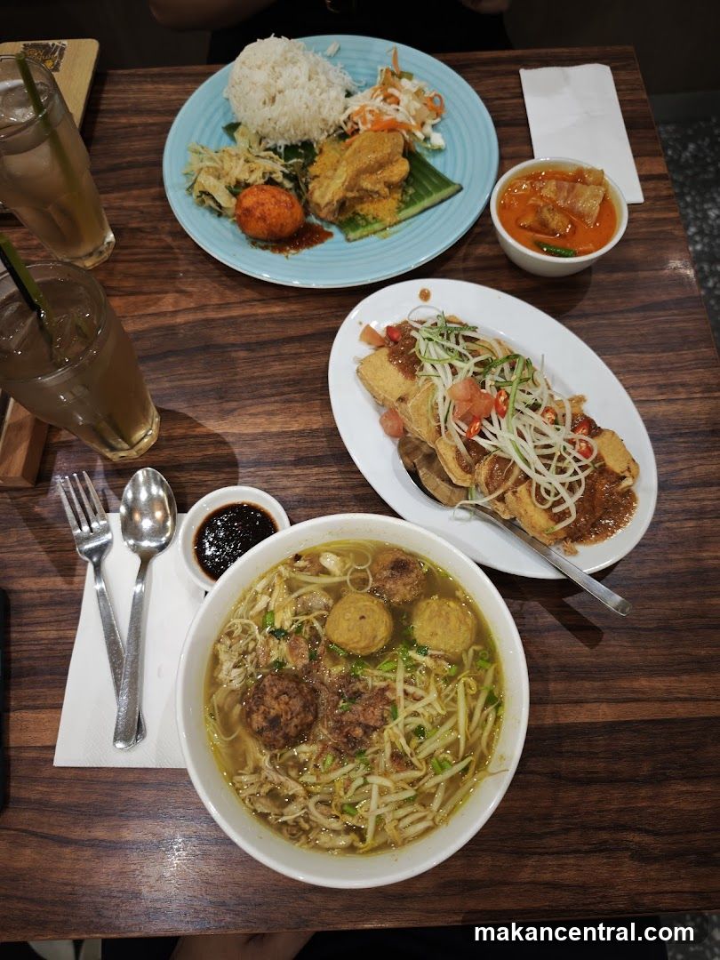 Table with various dishes