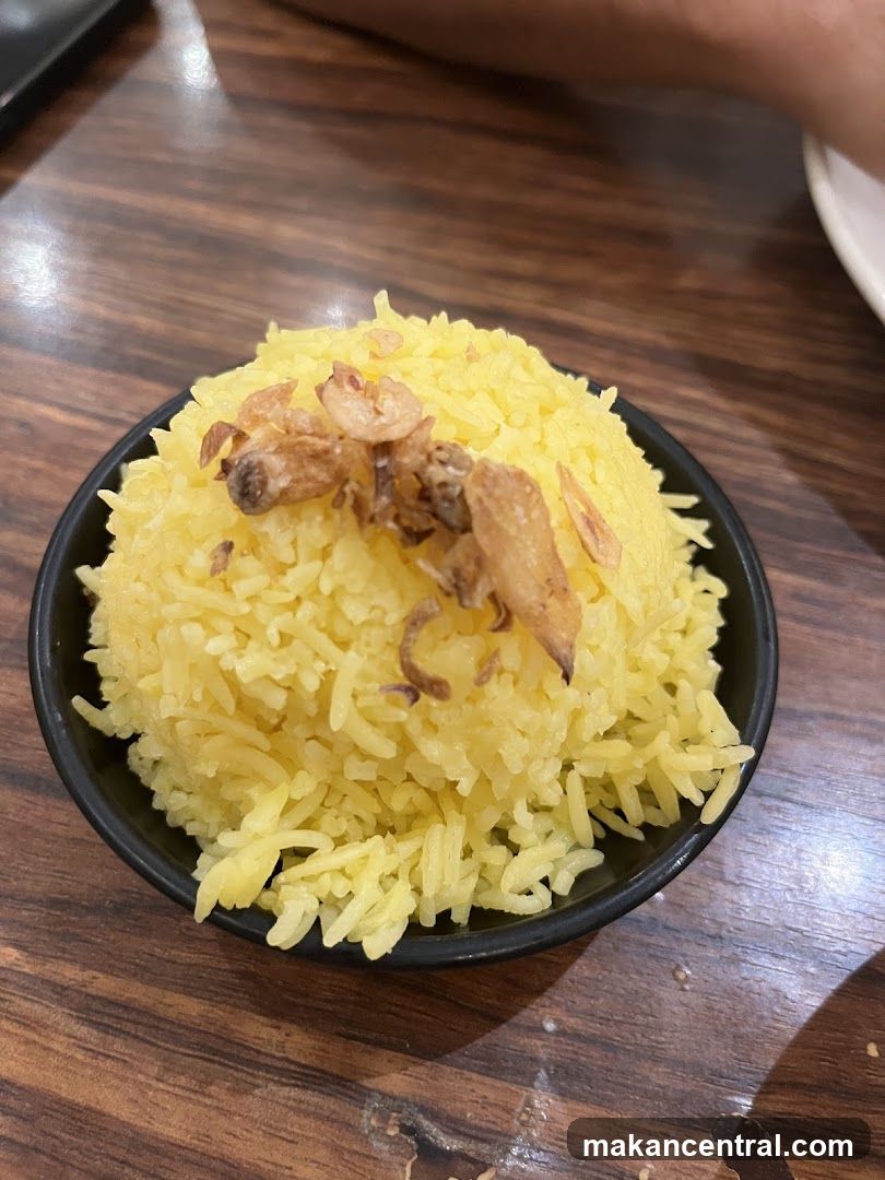 Yellow Rice with Fried Onions