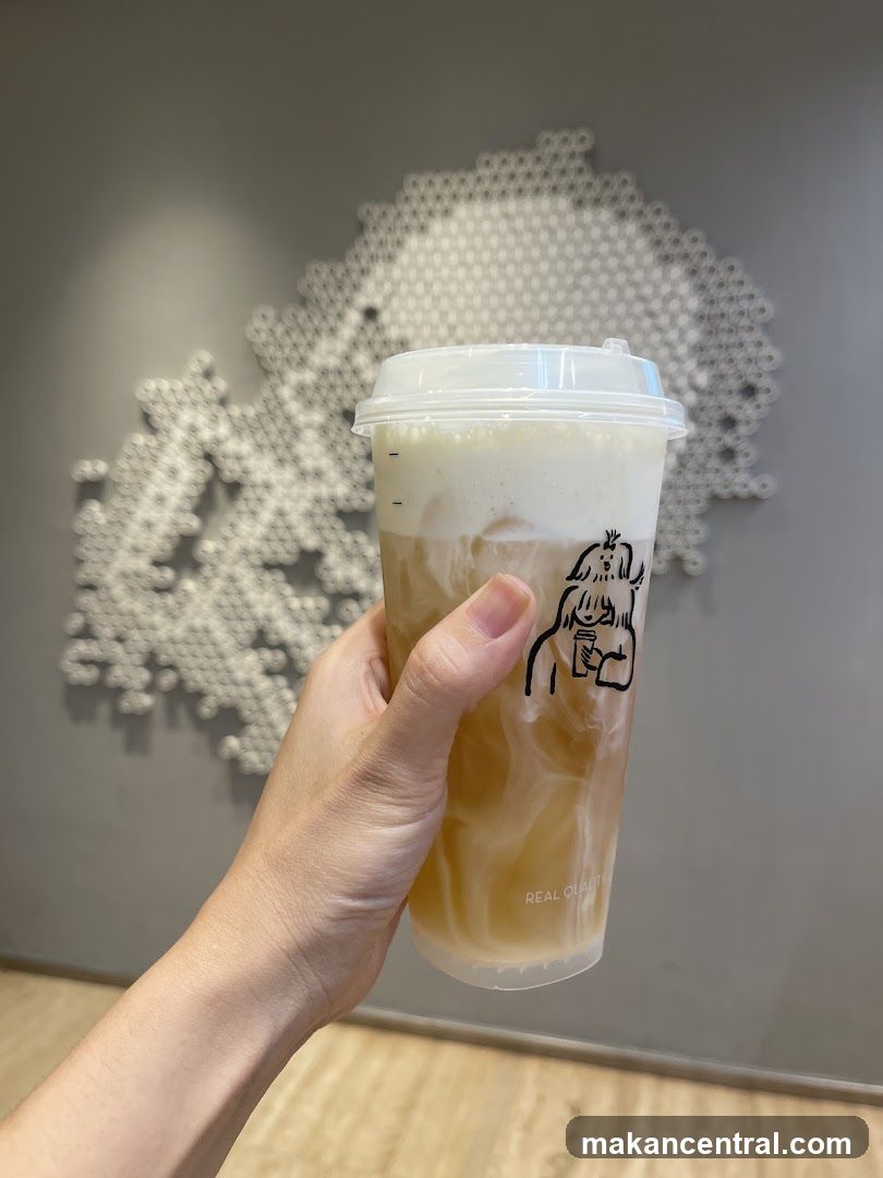 Drink with Creamy Topping