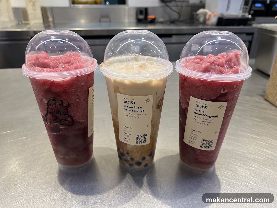 Three Bubble Teas