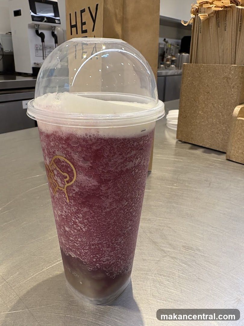Purple Drink with Cream Topping