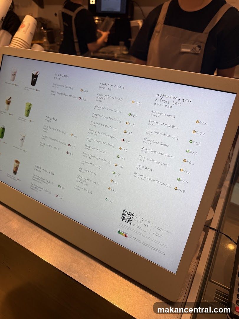 Tea Menu