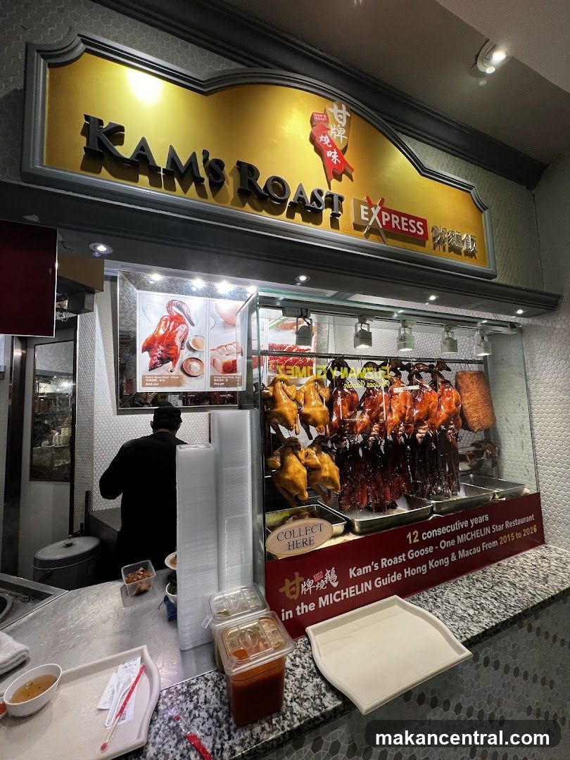 Kam's Roast Express Counter