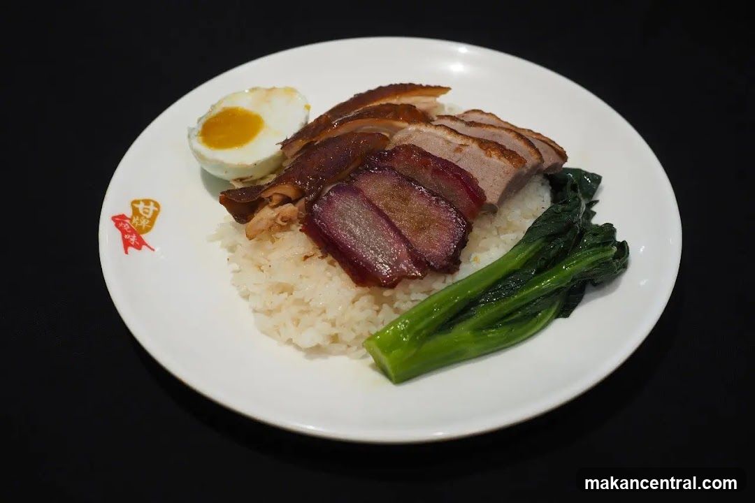 Roast Duck and Char Siu Rice