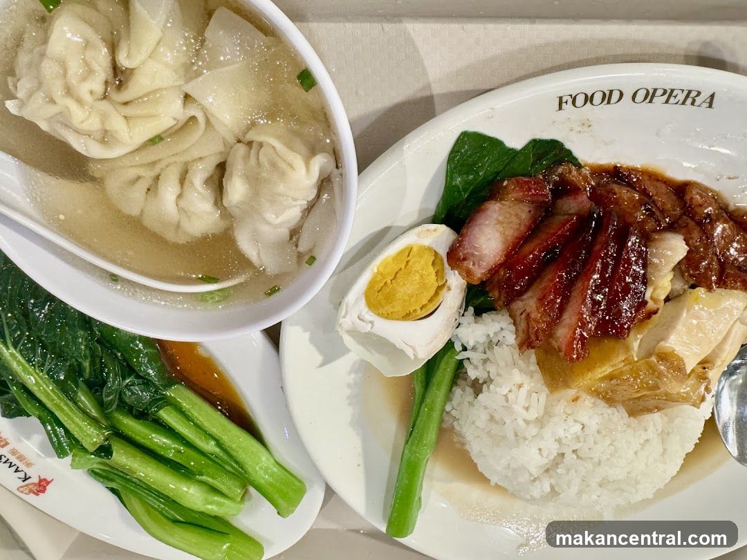 Roasted Meats and Wonton Noodle Soup