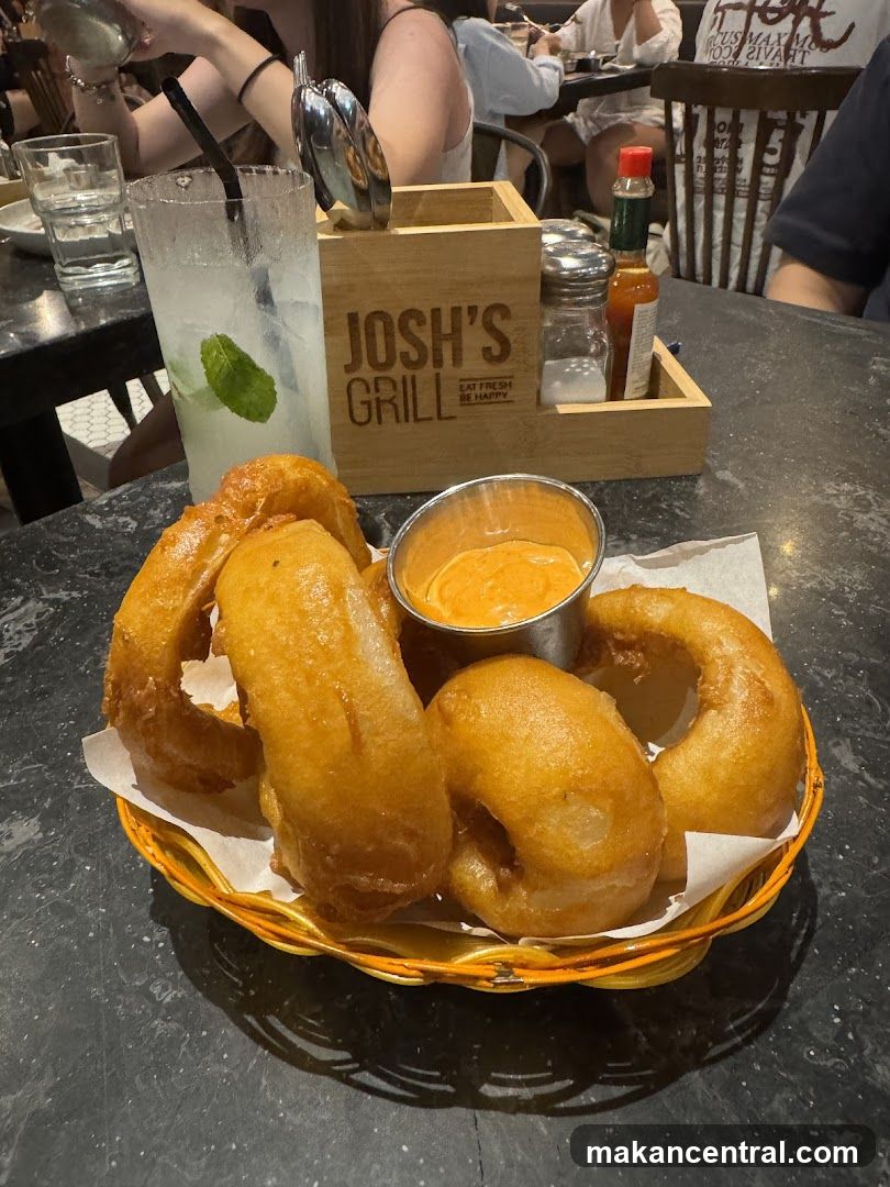 Onion Rings with Dip