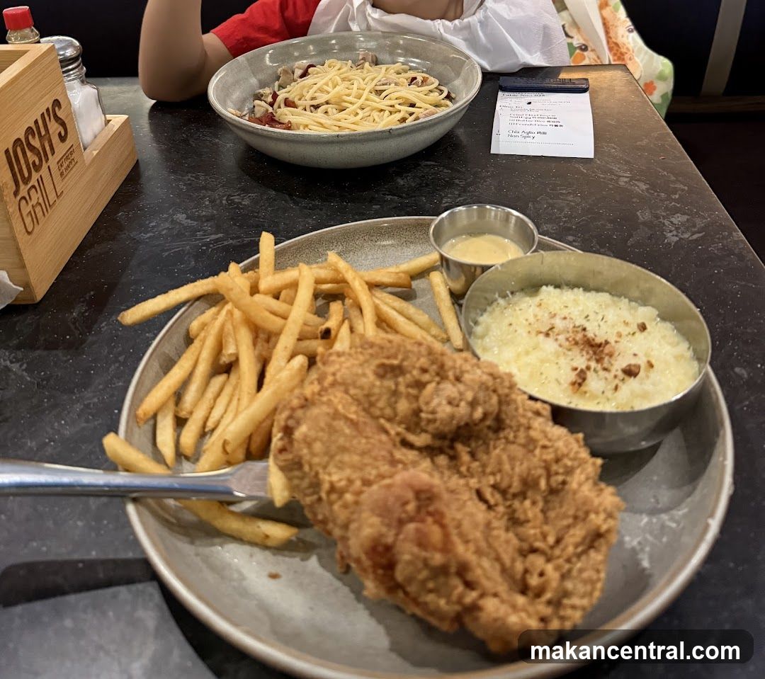 Fried Chicken and Fries