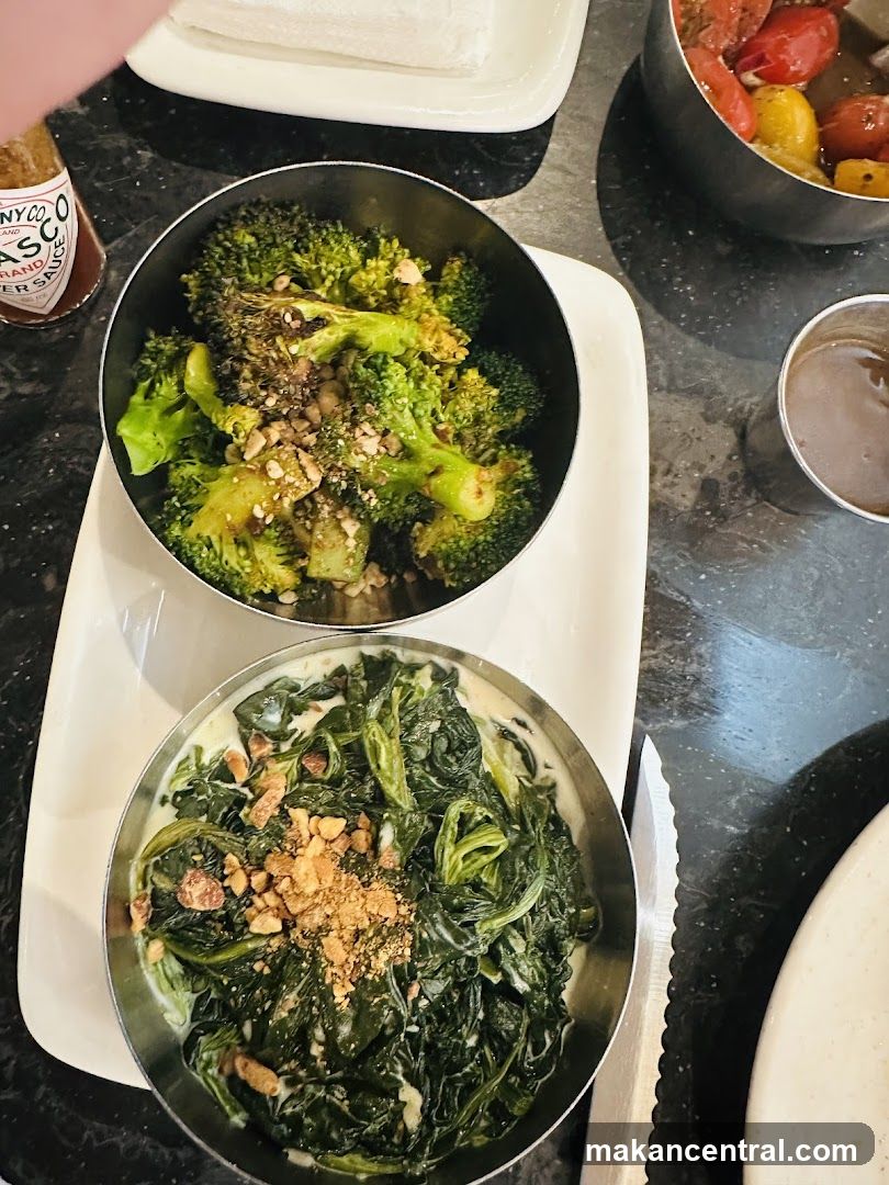 Broccoli and Spinach Dishes