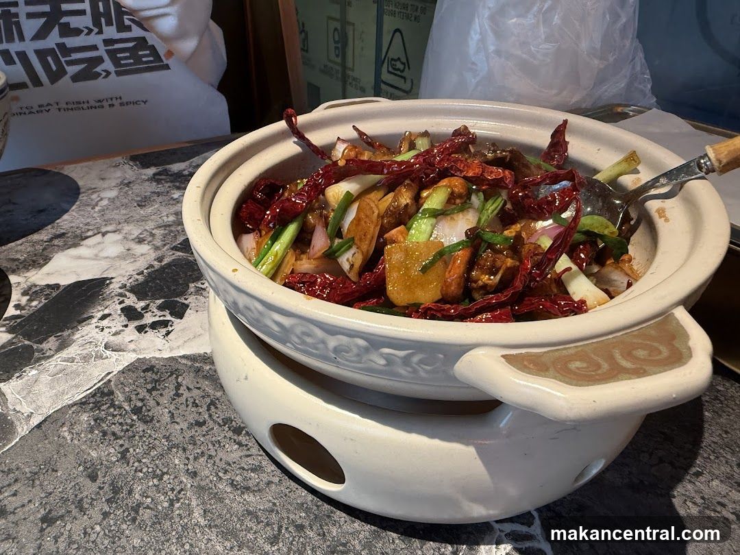 Food dish on table