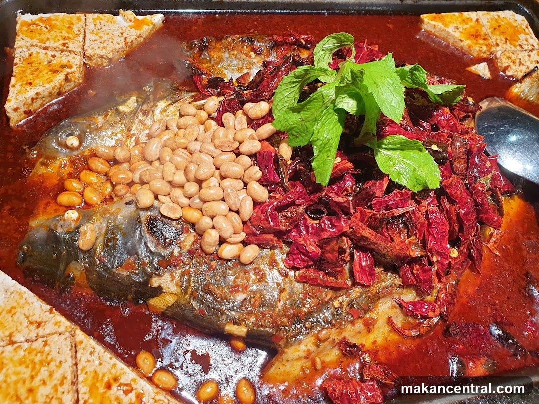 Spicy Fish Dish with Tofu and Peanuts