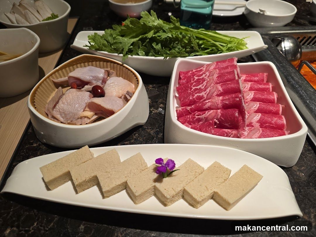 Hot Pot Ingredients Display