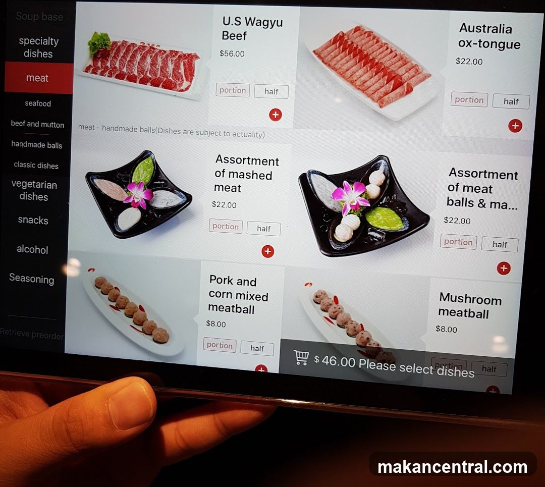 Digital Menu Display