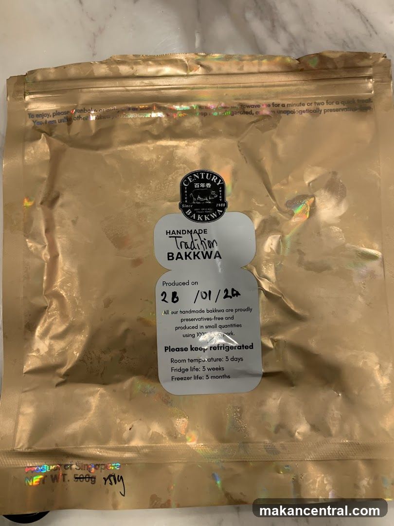 Handmade Bakkwaa Packaging