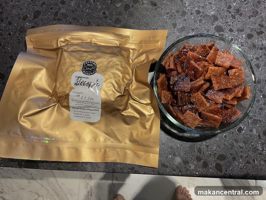 Pineapple Bakkwa Product Display