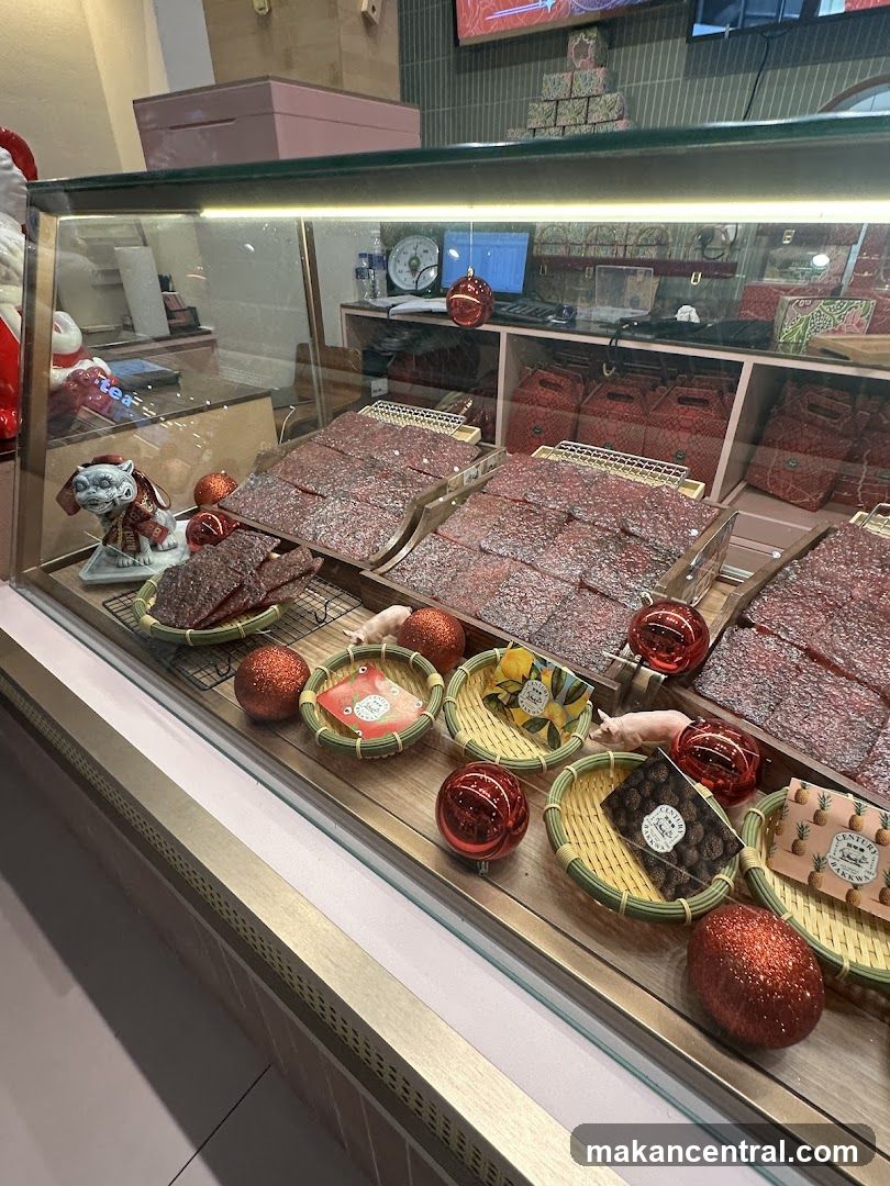 Display Case with Food Items