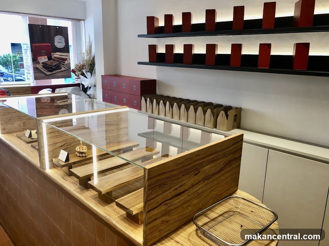 Interior of bakery or café