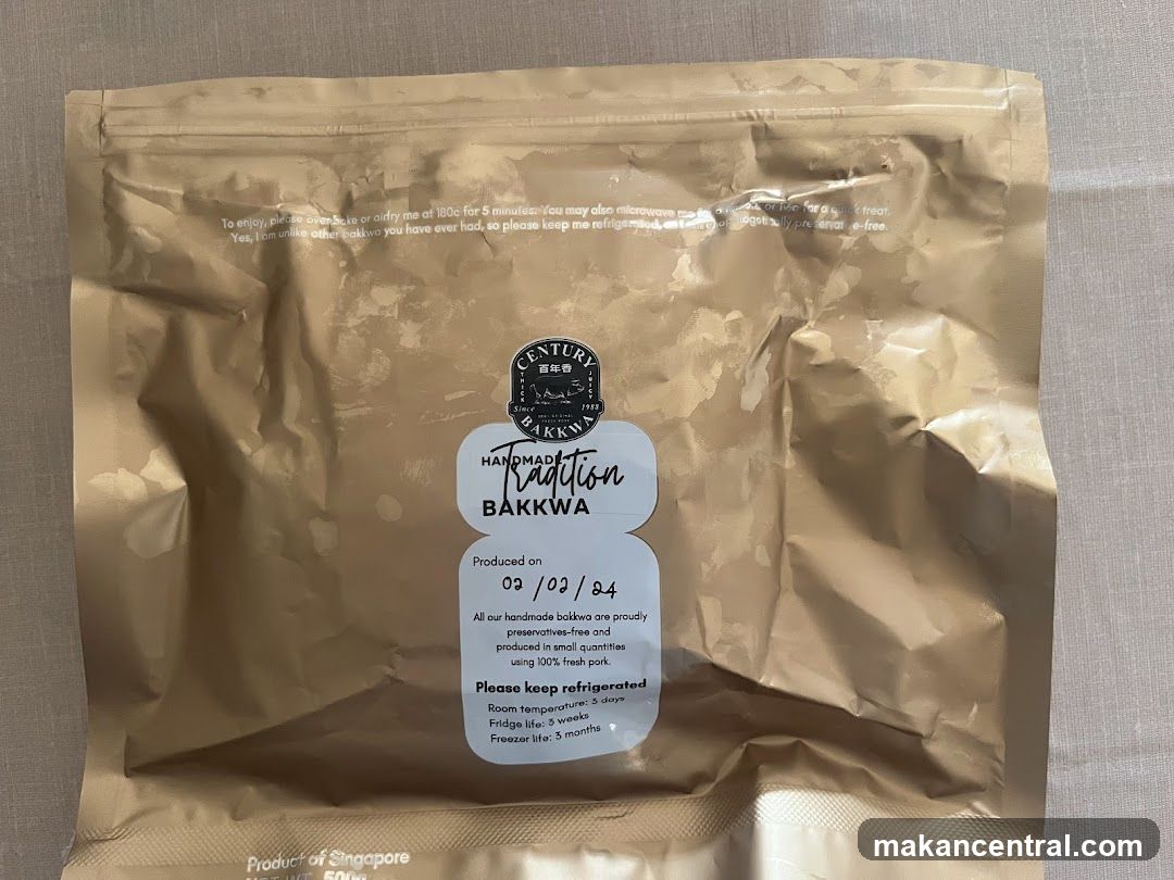 Handmade Bakkwaa Package