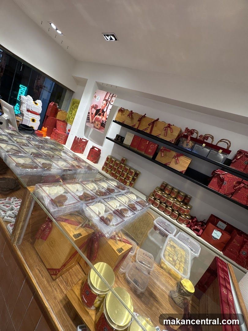 Interior of a gift or confectionery shop