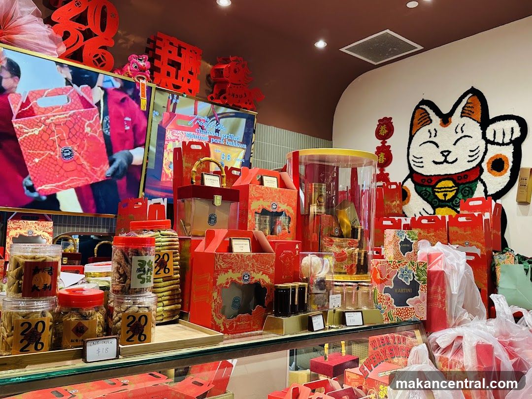 Shop Interior with Lunar New Year Decorations