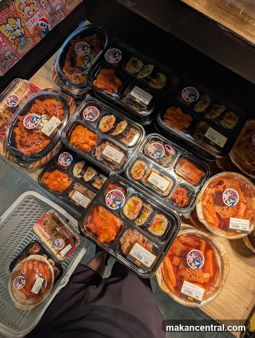 Food Display in Store