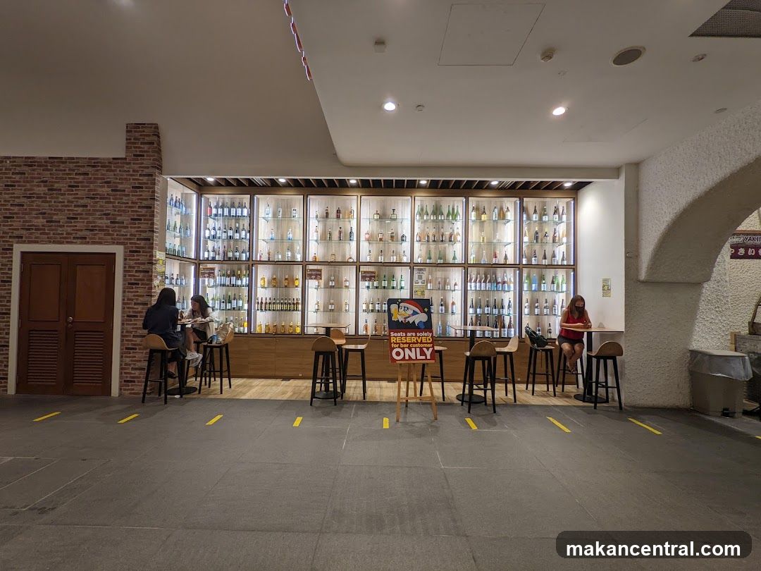 Interior of a beverage bar or lounge