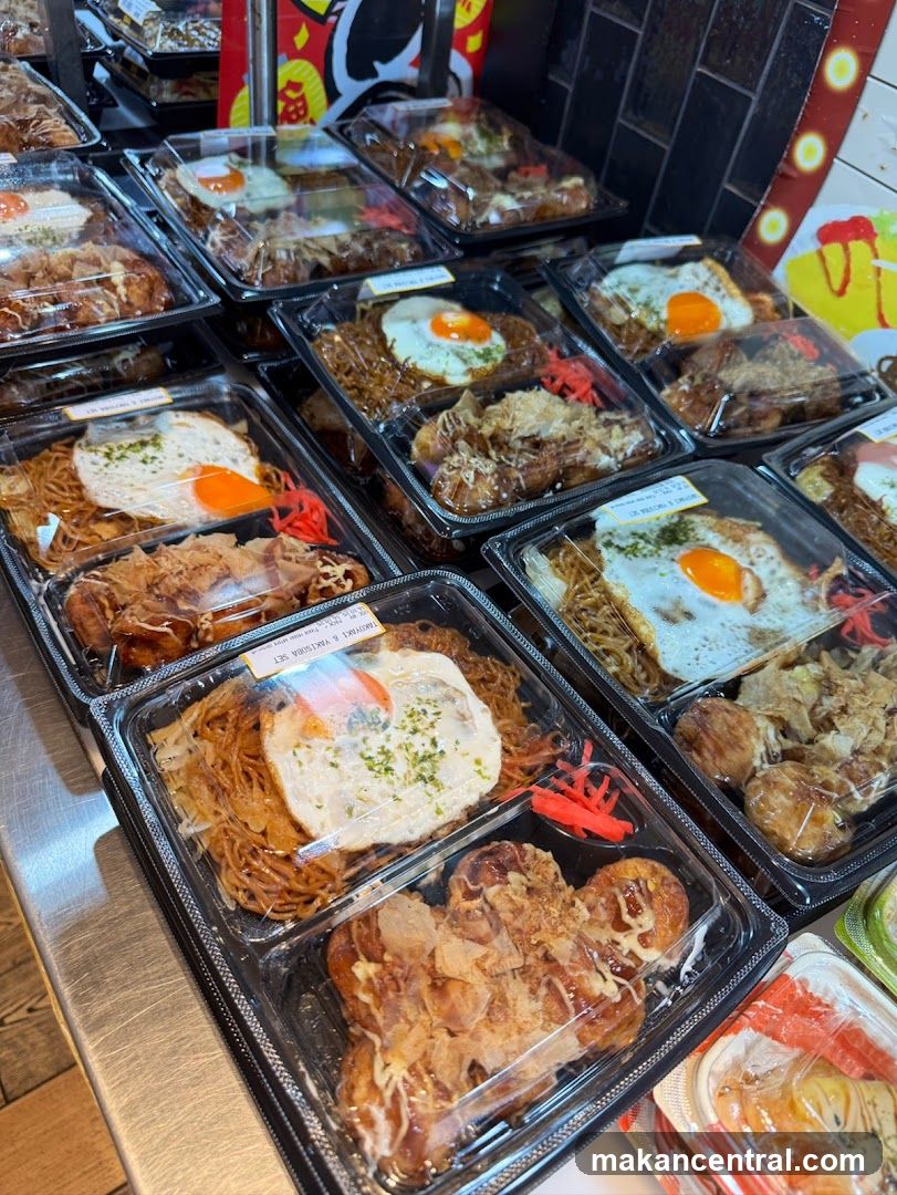 Food Display in Takeaway Section