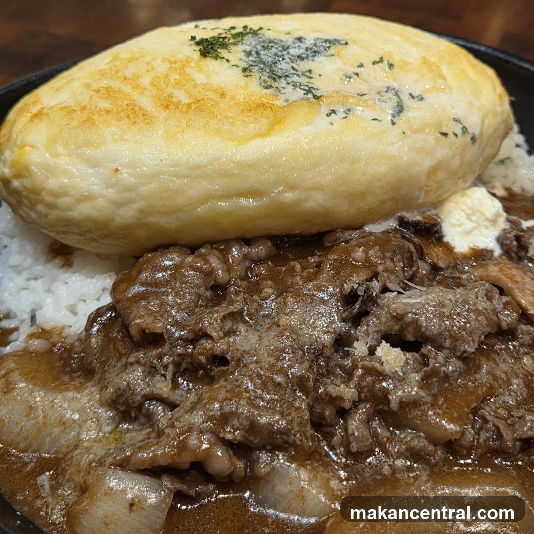 Omelette Rice Dish