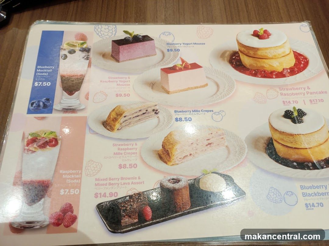 Dessert Menu