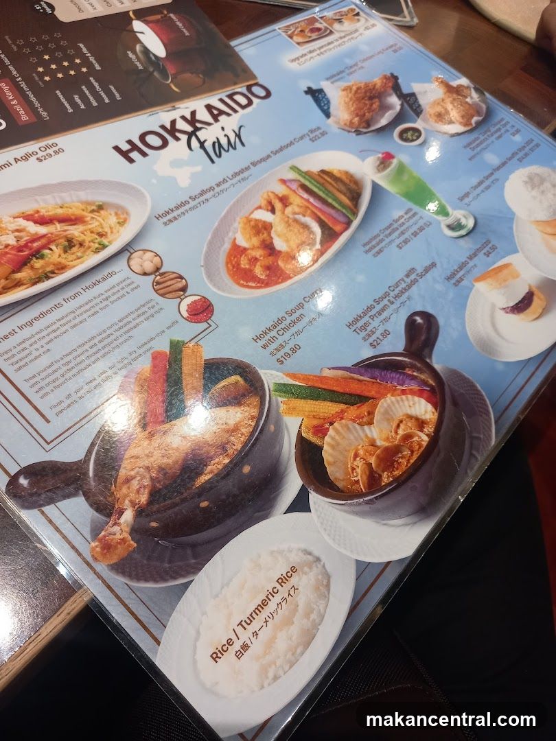 Hokkaido Fair Menu