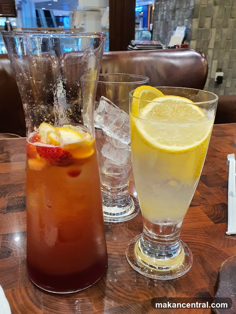 Tabletop Beverages in Restaurant Interior