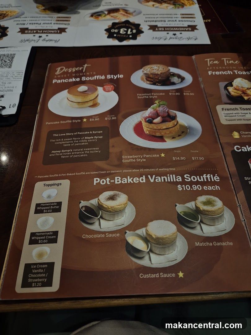 Dessert Menu Section