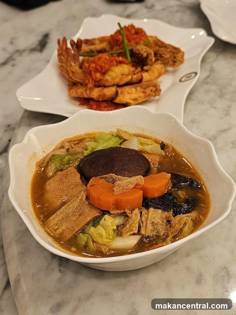 Food served at a restaurant