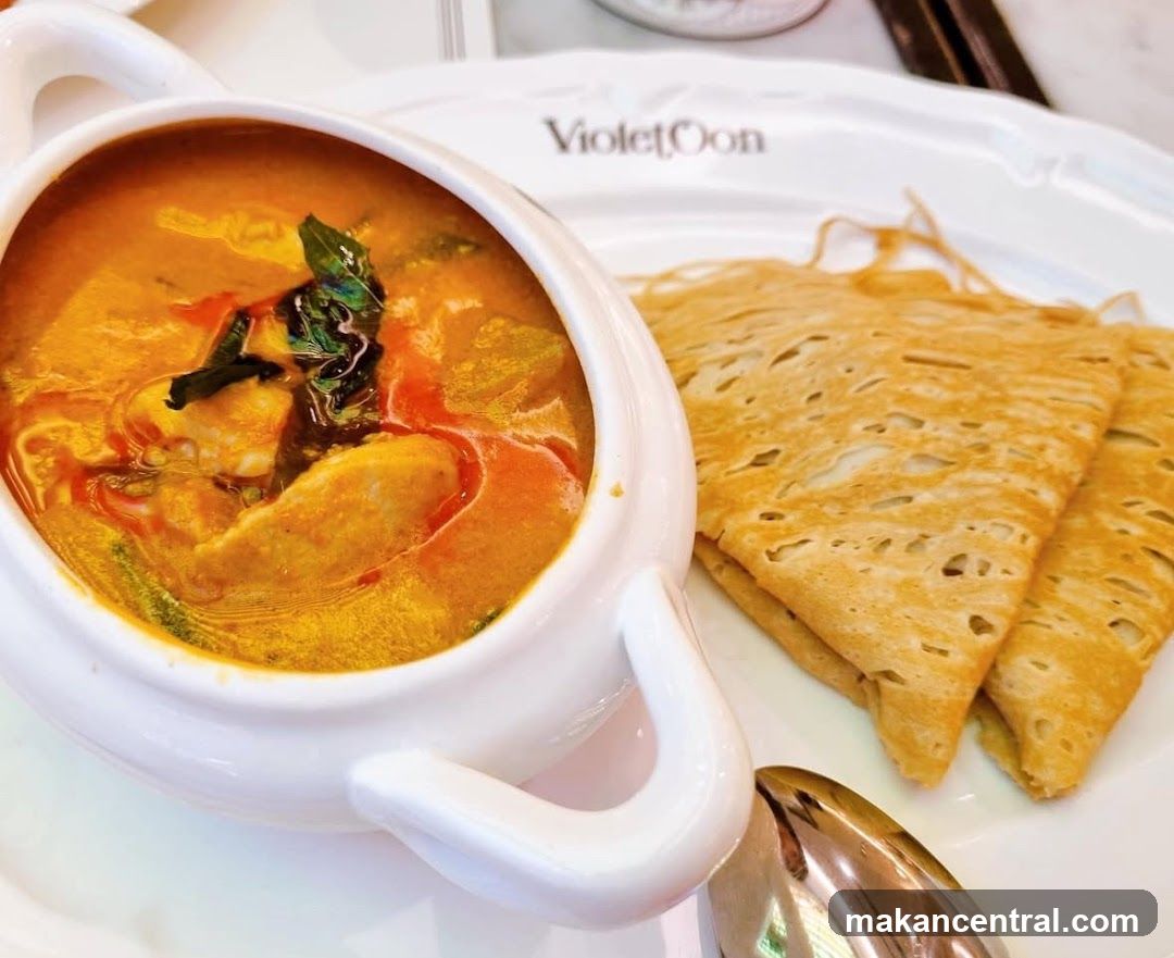 Food served at Violet Oon